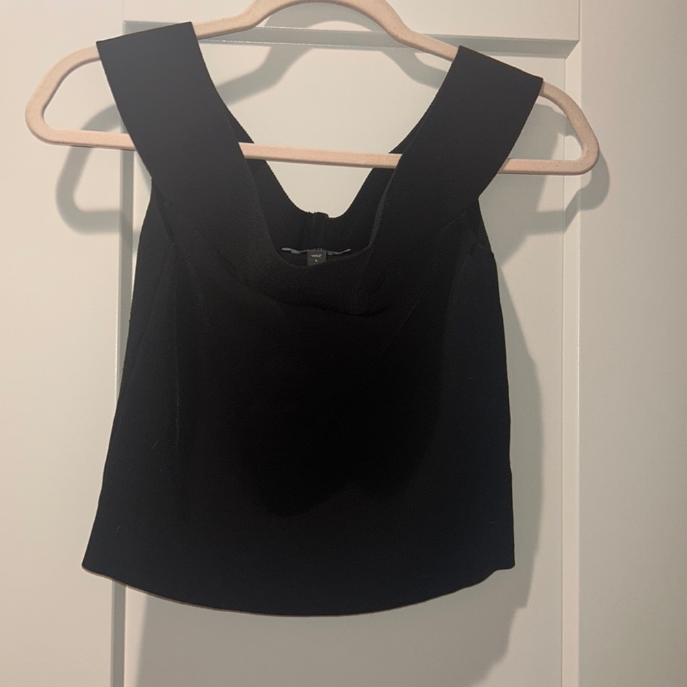 Off the shoulder black top